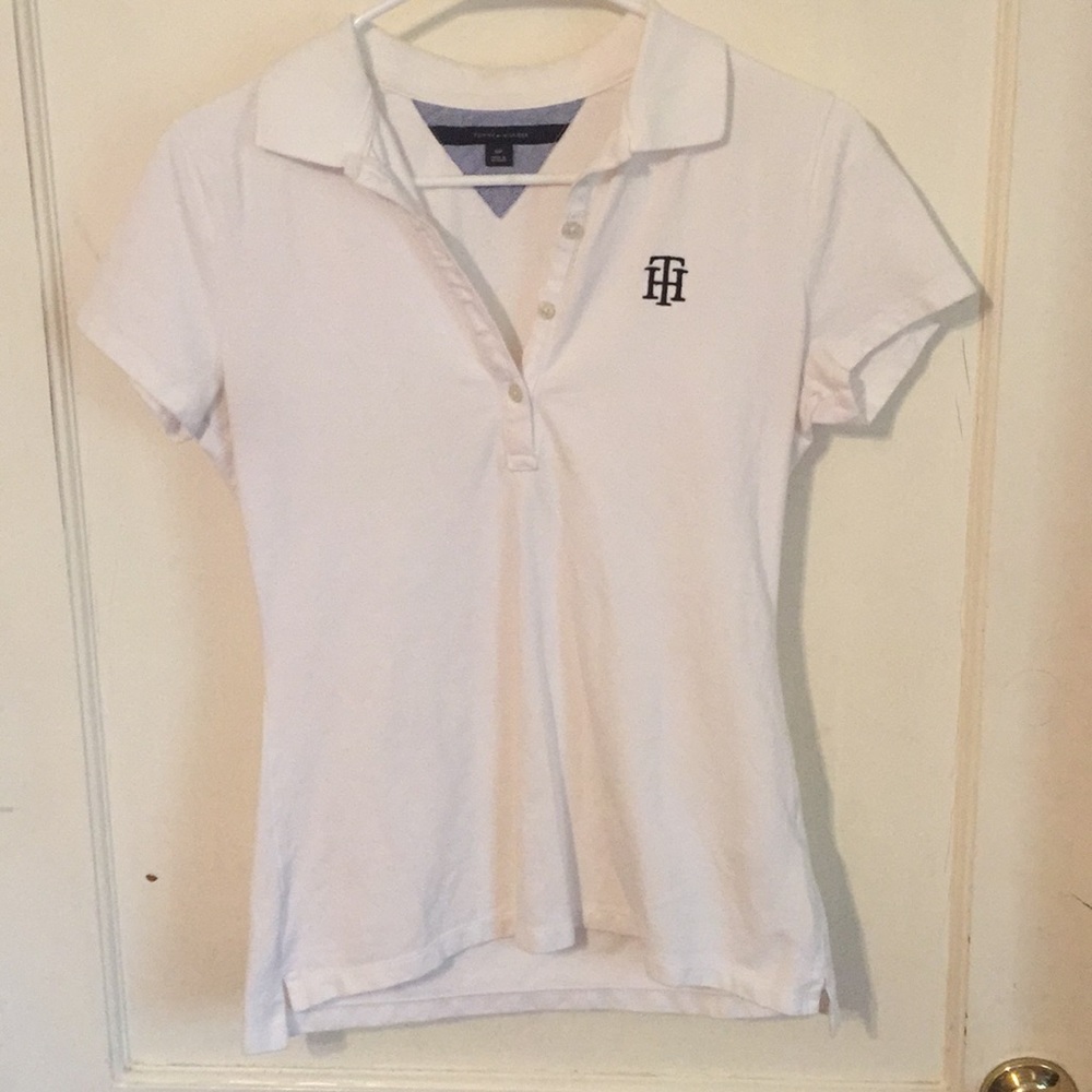 White polo shirt